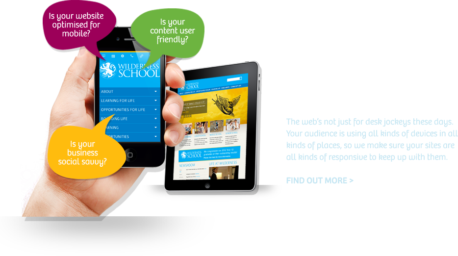 We make mobile responsive websites