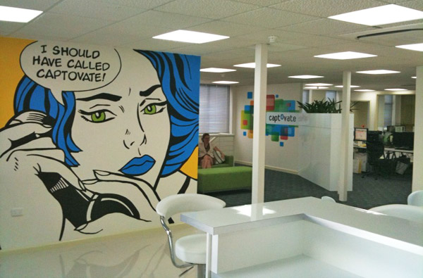 Captovate's new office Captovate's new office