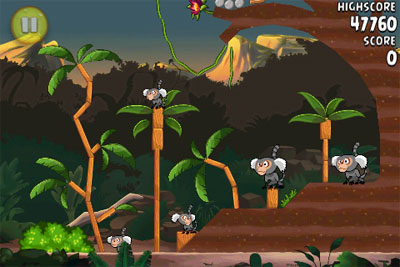 Angry Birds Rio - monkeys