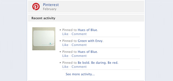 Pinterest Home Page Screenshot of new social network pinterest