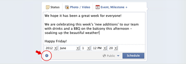 Schedule Facebook Posts Schedule Facebook Posts